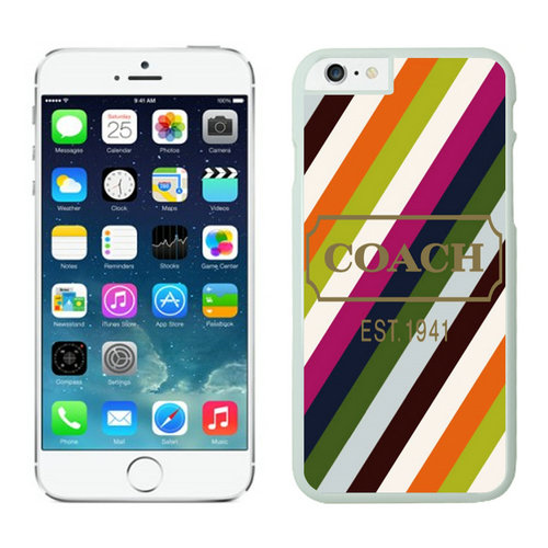 Coach Stripe Multicolor iPhone 6 Cases EZQ | Women - Click Image to Close